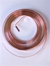 100 g flad Lys kobber farvet. Bonzai. Aluminium. Tykkelse 1 mm. Brede 5 mm. ca.8,5 Meter.